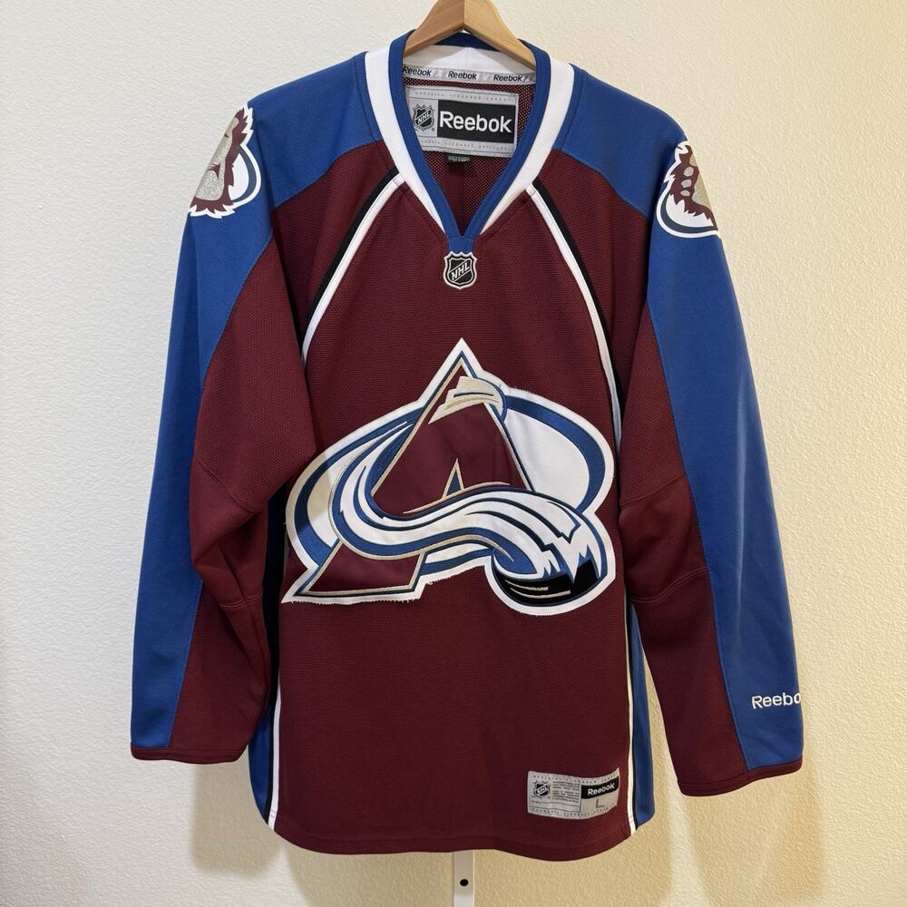 Reebok CCM NHL Hockey Jersey Sz L Colorado Avalanche
